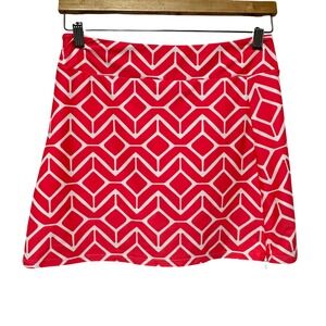 Jude Connally Zip Skort Women XS Geometric Mini Activewear Tennis Golf Preppy